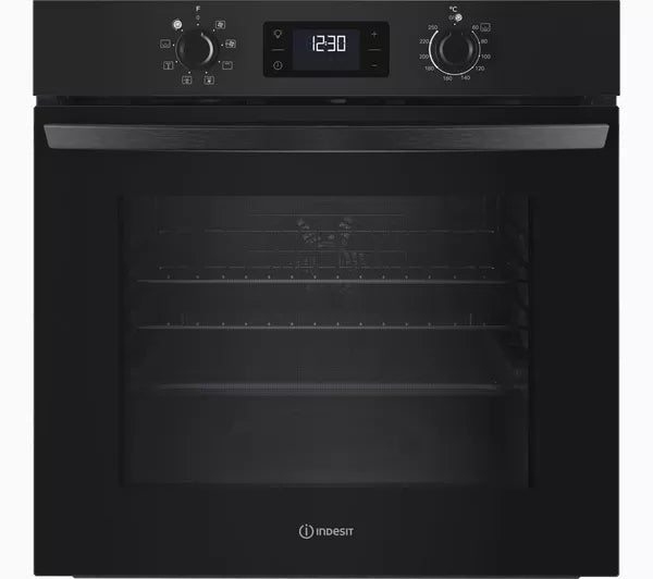 Indesit IO 253 B UK Single Electric Oven - Black Indesit IO 253 B UK Single Electric Oven - Black