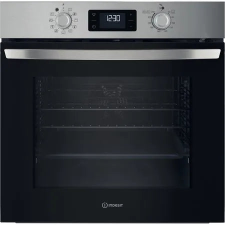 Indesit IO 278P1 X UK Single Pyrolytic Oven - Stainless Steel Indesit IO 278P1 X UK Single Pyrolytic Oven - Stainless Steel