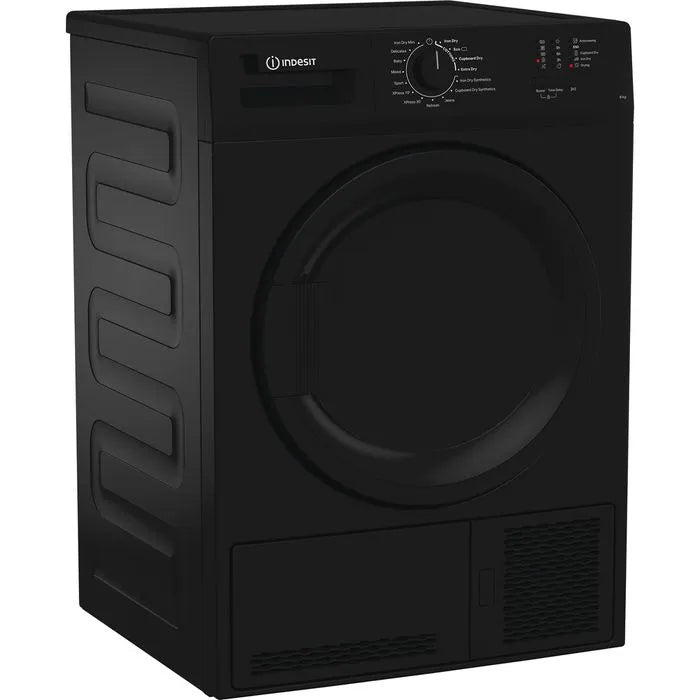 Indesit C YD C82 BBGL UK F/S 8kg Condenser Dryer - Black Indesit C YD C82 BBGL UK F/S 8kg Condenser Dryer - Black