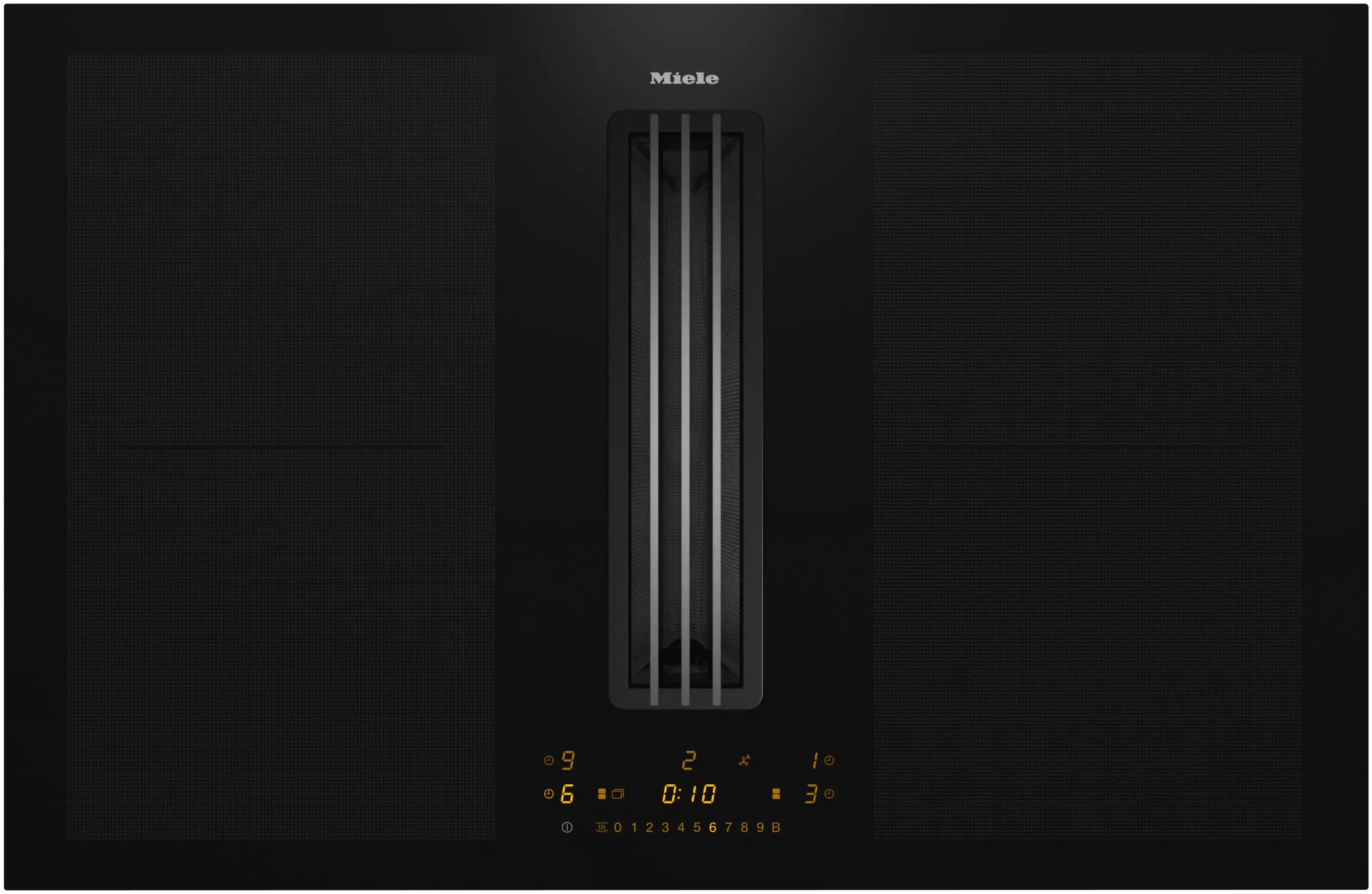 Shop Now Miele KMDA 7476 FL 80cm Venting Induction Hob - Black In UK Miele KMDA 7476 FL 80cm Venting Induction Hob - Black UK