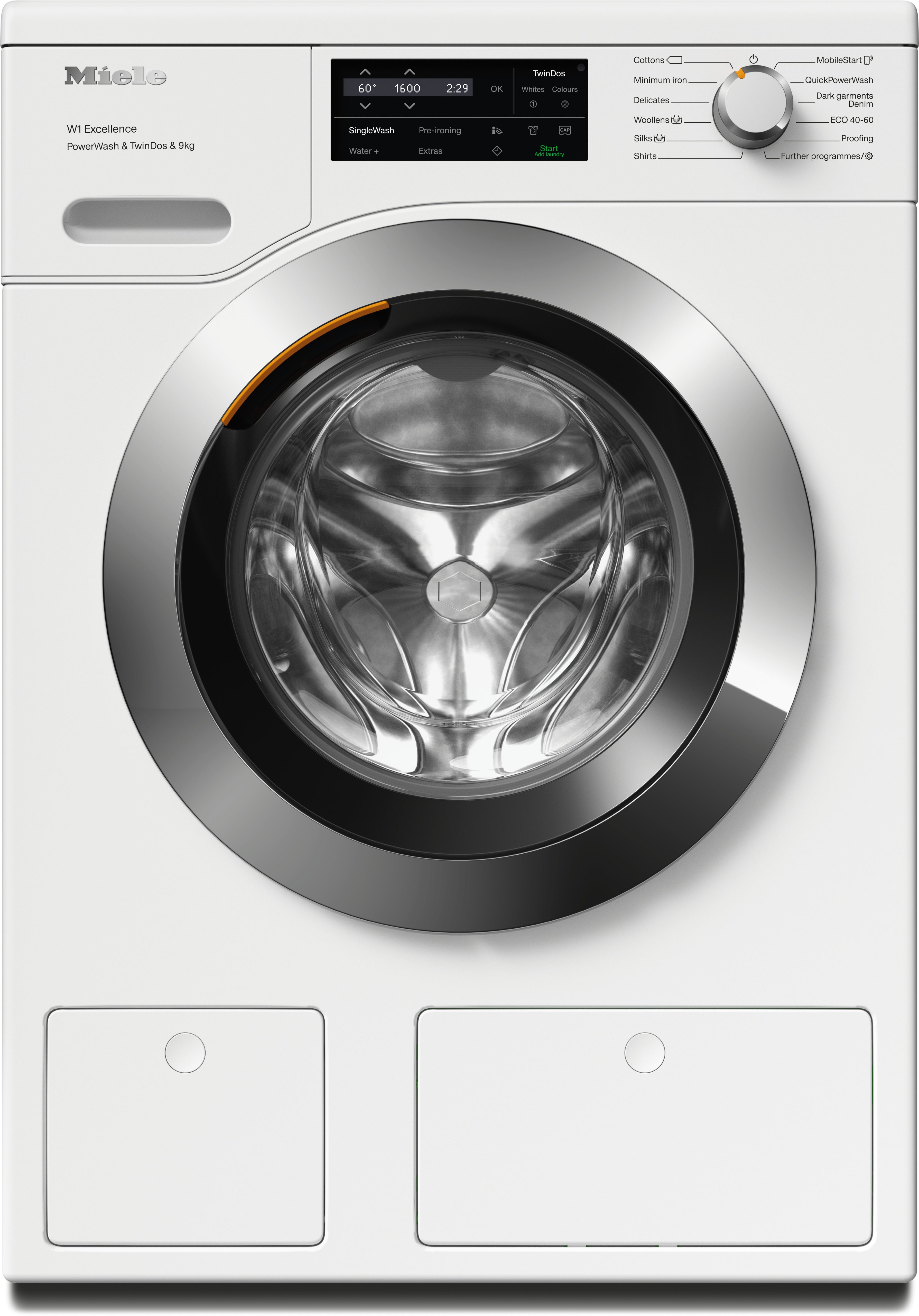 Miele WEI 865 WCS F/S 9kg 1600rpm Washing Machine - White