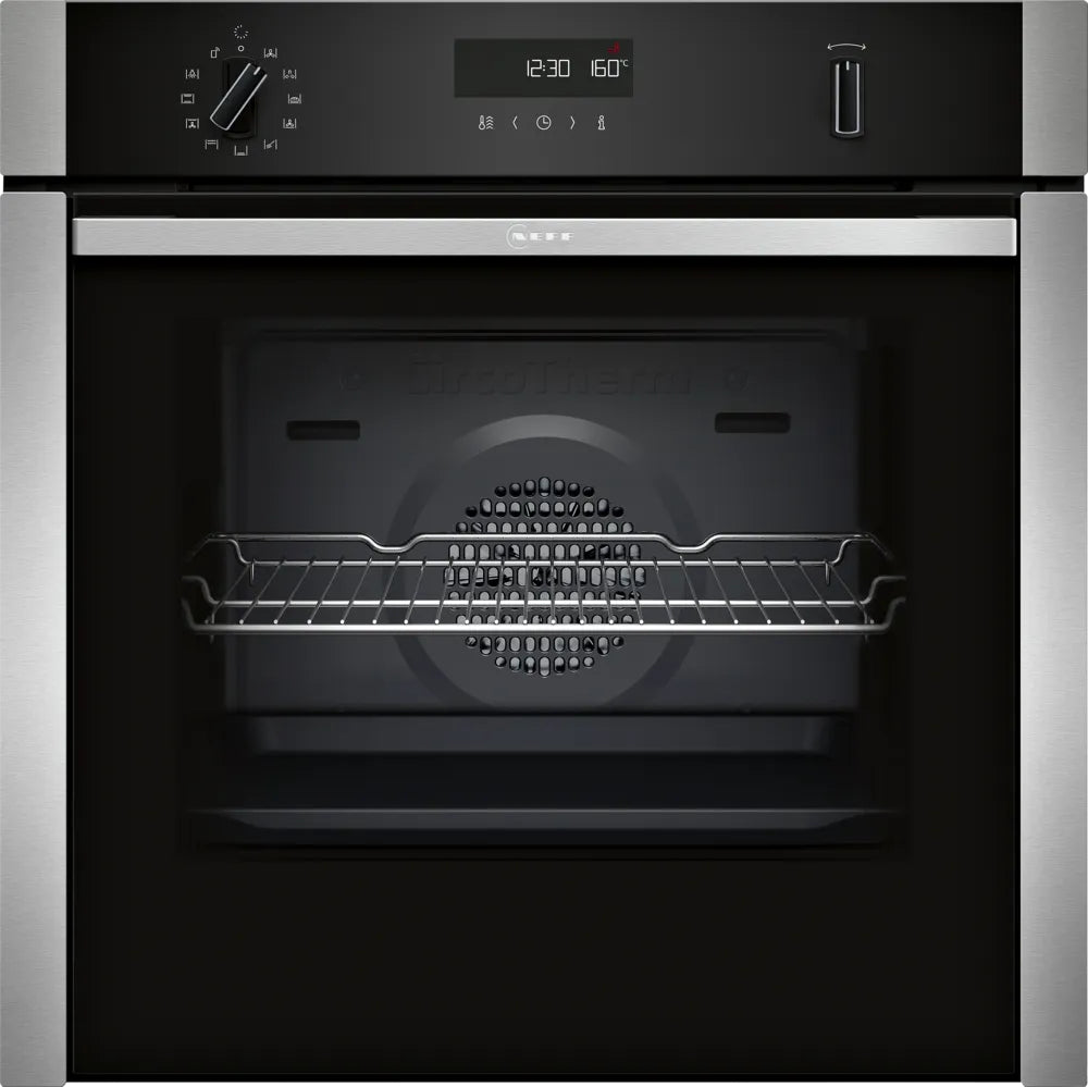 Neff N50 B6ACH7AN7B Single Slide&Hide Pyrolytic Oven - Stainless Steel Neff N50 B6ACH7AN7B Single Slide&Hide Pyrolytic Oven - Stainless Steel