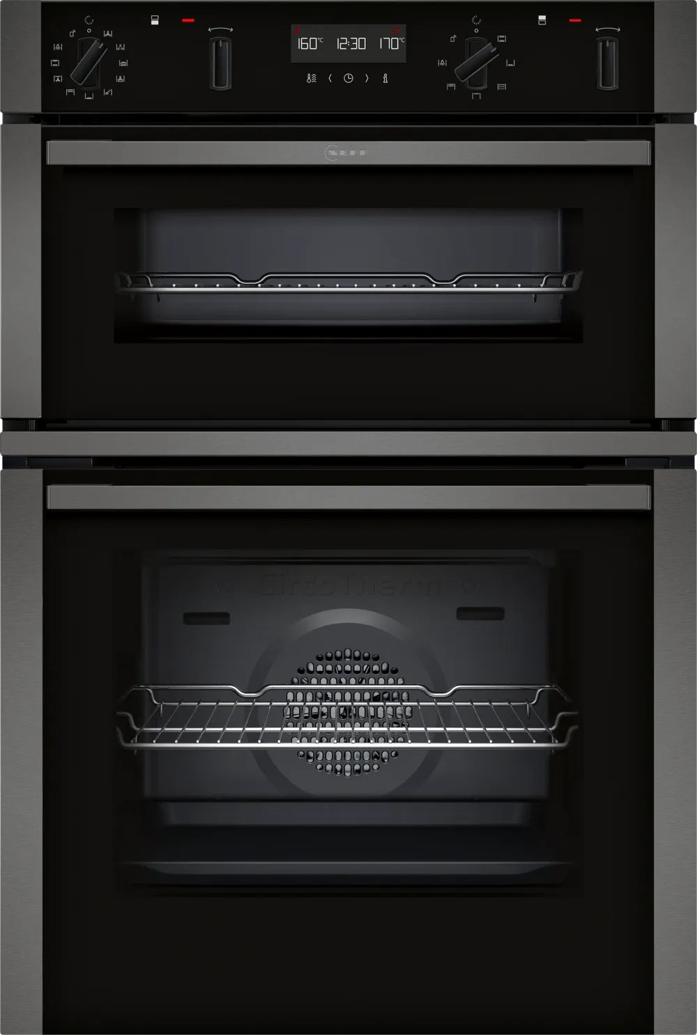 Neff N50 U2ACH7AG7B Double Pyrolytic Oven - Graphite Grey Neff N50 U2ACH7AG7B Double Pyrolytic Oven - Graphite Grey