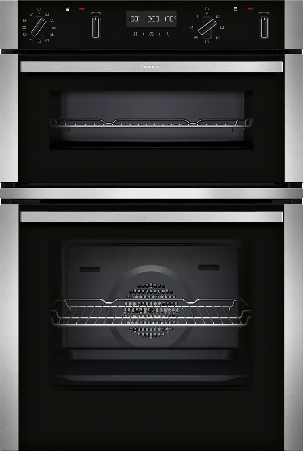 Neff N50 U2ACH7AN7B Double Pyrolytic Oven - Stainless Steel Neff N50 U2ACH7AN7B Double Pyrolytic Oven - Stainless Steel