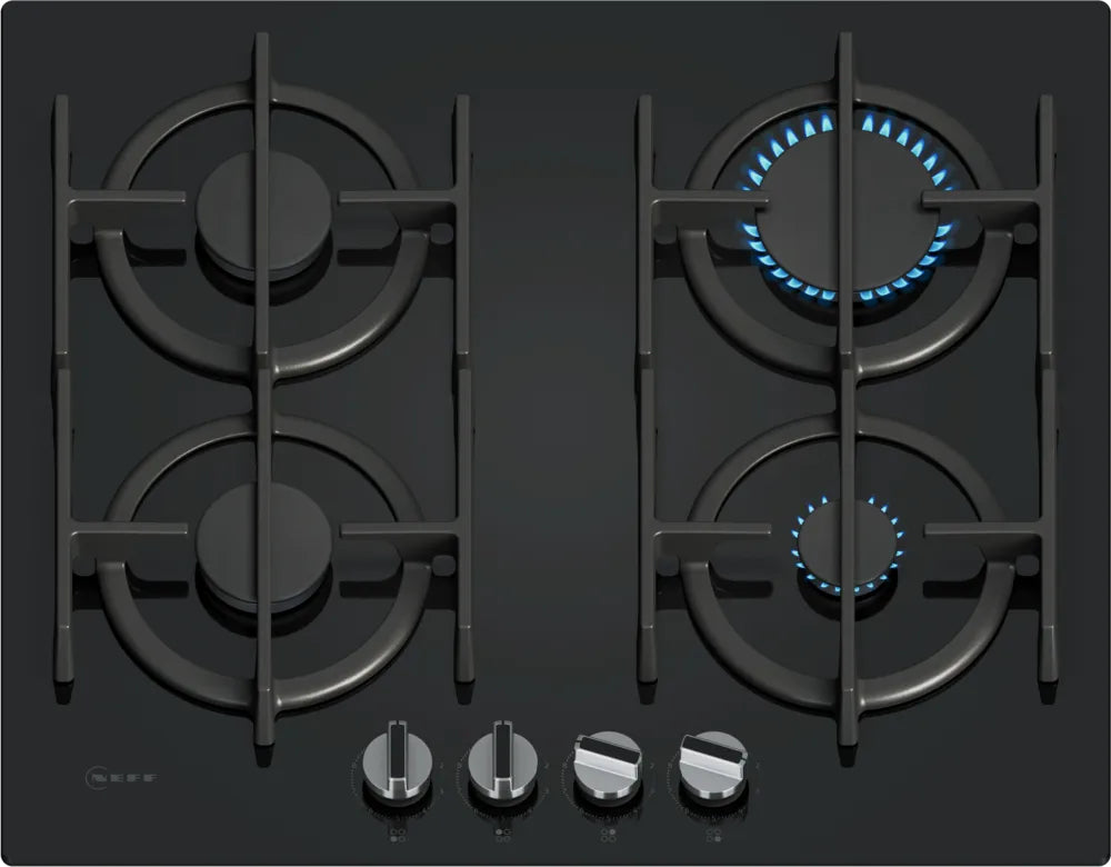 Neff N70 T26PIP4S0 60cm Gas Hob - Black Neff N70 T26PIP4S0 60cm Gas Hob - Black
