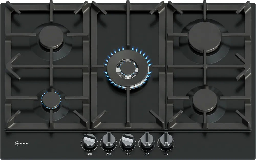 Neff N70 T27CIQ8S0 75cm Gas Hob - Black Neff N70 T27CIQ8S0 75cm Gas Hob - Black