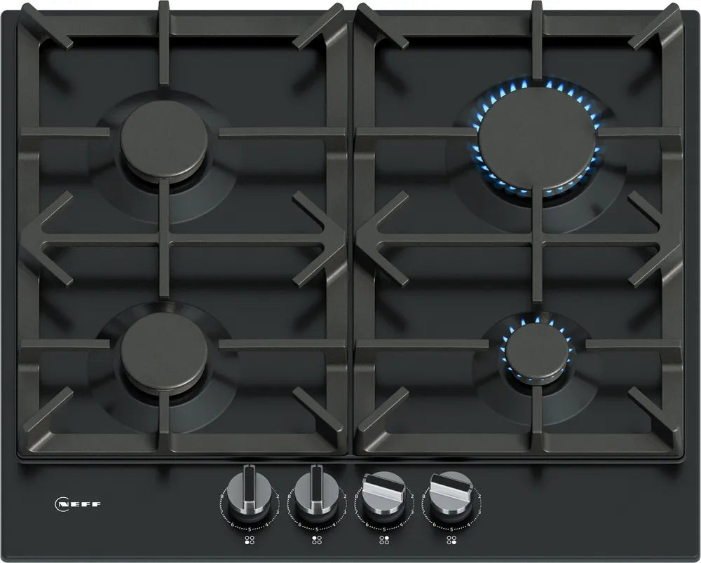 Neff N70 T26CIP8S0 60cm Gas Hob - Black Neff N70 T26CIP8S0 60cm Gas Hob - Black