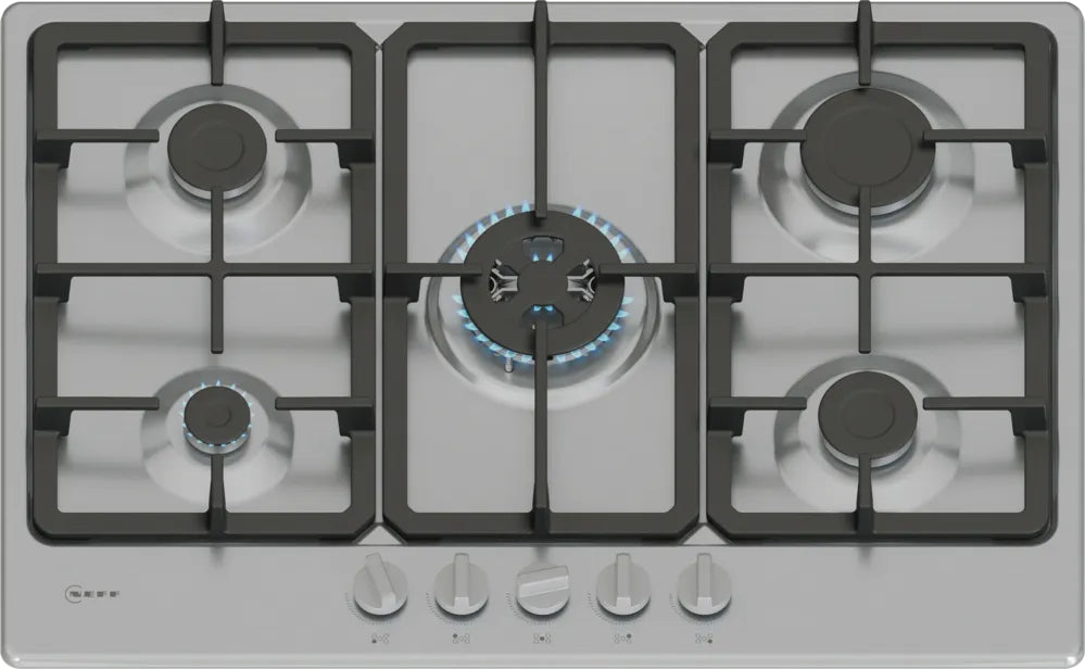 Neff N50 T27GKQ8N0 75cm Gas Hob - Stainless Steel Neff N50 T27GKQ8N0 75cm Gas Hob - Stainless Steel