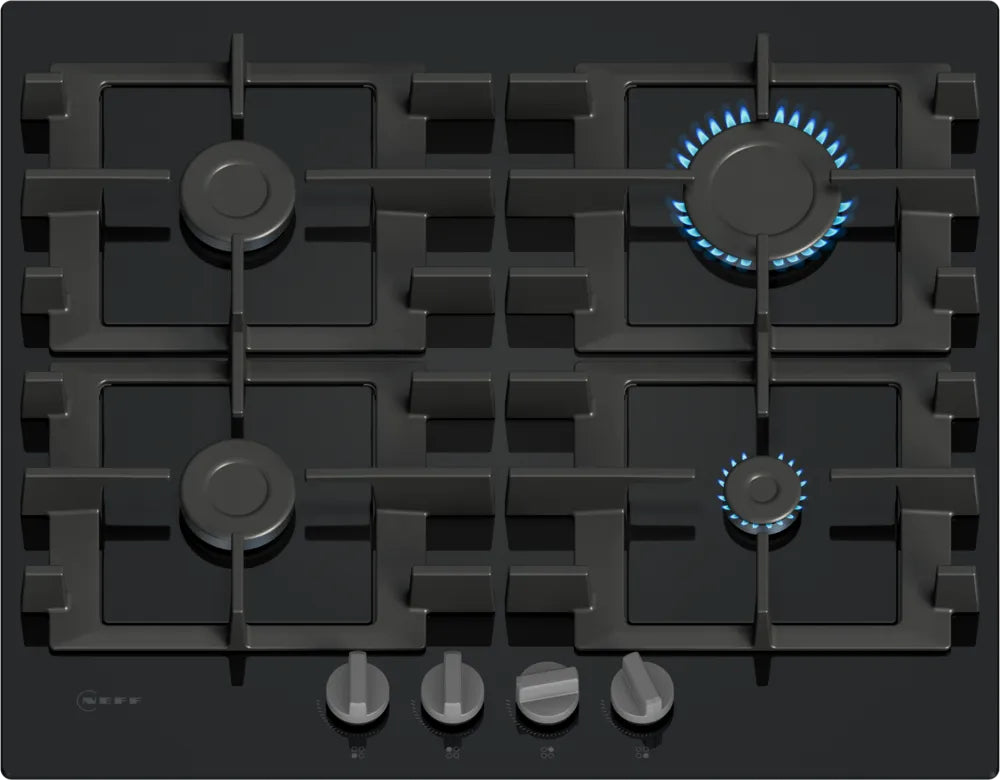 Neff N50 T26NKP4S0 60cm Gas Hob - Black Neff N50 T26NKP4S0 60cm Gas Hob - Black