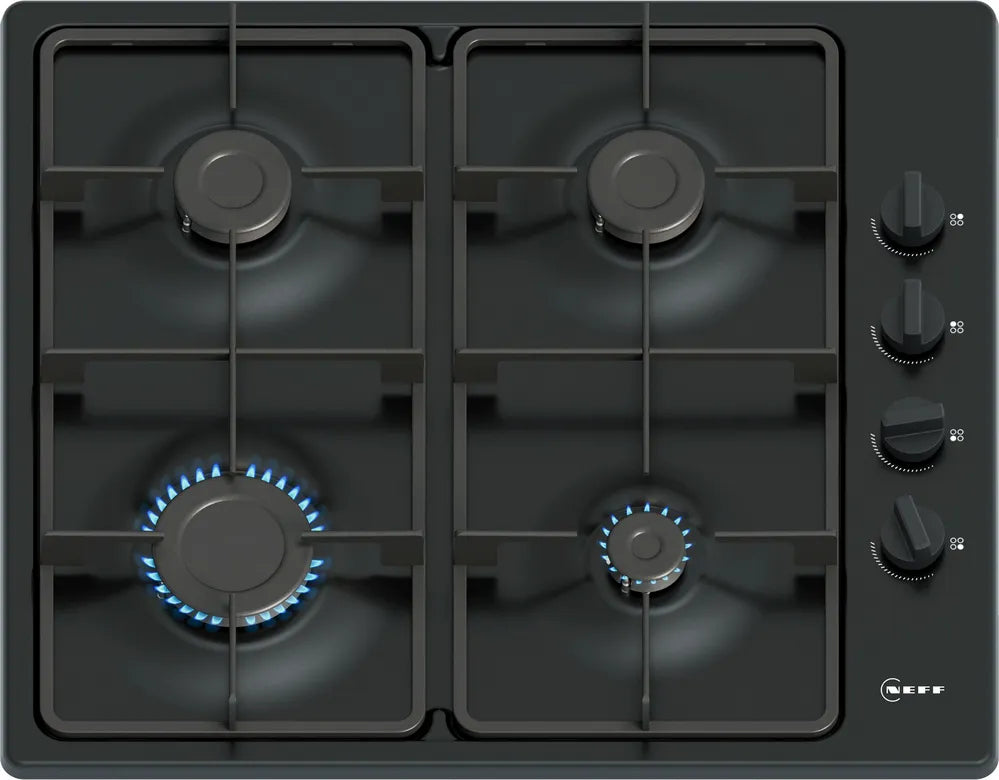 Neff N30 T26BKP6S0 60cm Gas Hob - Black Neff N30 T26BKP6S0 60cm Gas Hob - Black