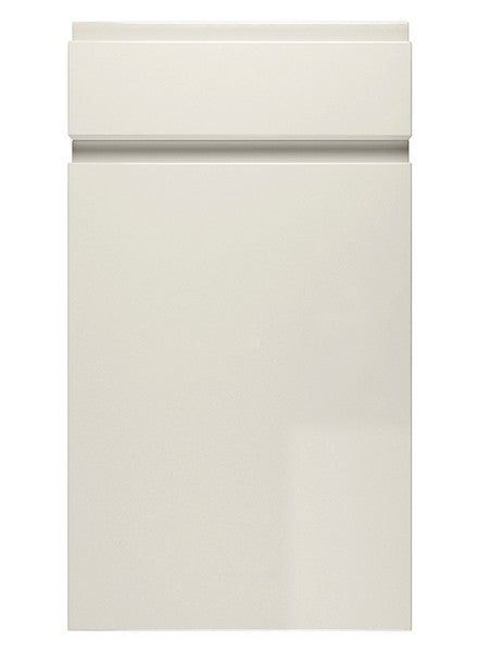 Larissa Alabaster Gloss Door Larissa Gloss - Oven Filler Blank Panel 110 x 597mm