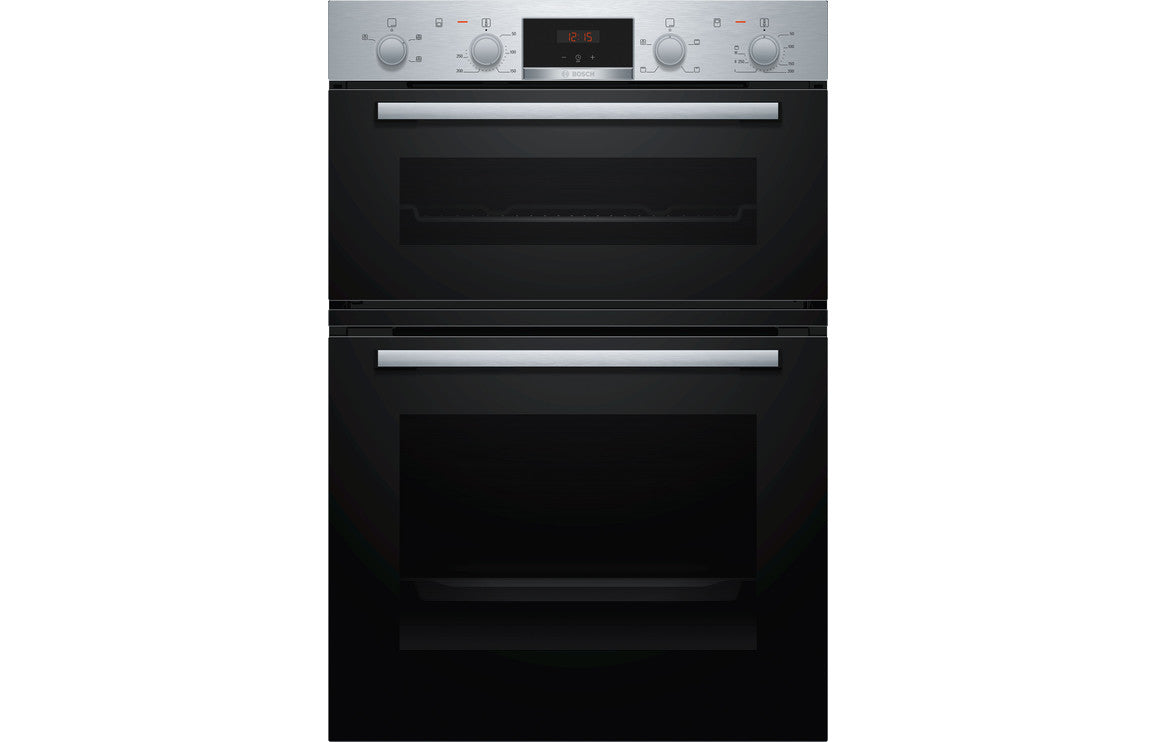 Bosch Series 2 MHA133BR0B Double Electric Oven - Brushed Steel Bosch Series 2 MHA133BR0B Double Electric Oven - Brushed Steel