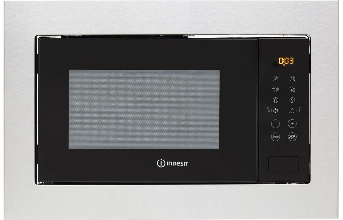 Shop Now Indesit MWI125GXUK Built-in Microwave & Grill - Stainless Steel In UK Indesit MWI125GXUK Built-in Microwave & Grill - Stainless Steel UK