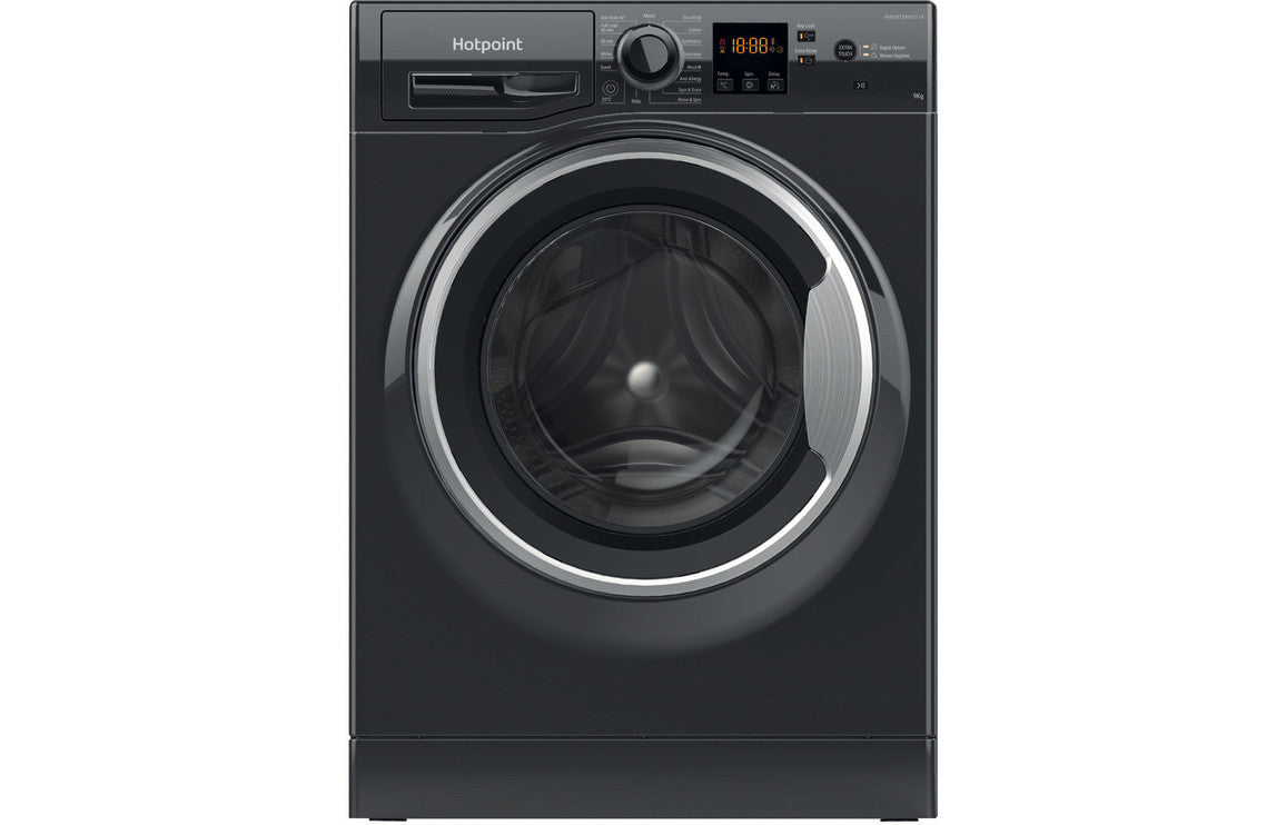 Hotpoint NSWM 963C BS UK N F/S 9kg 1600rpm Washing Machine - Black Hotpoint NSWM 963C BS UK N F/S 9kg 1600rpm Washing Machine - Black