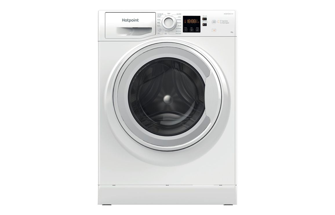Hotpoint NSWM 864C W UK N F/S 1600rpm 8kg Washing Machine - White Hotpoint NSWM 864C W UK N F/S 1600rpm 8kg Washing Machine - White