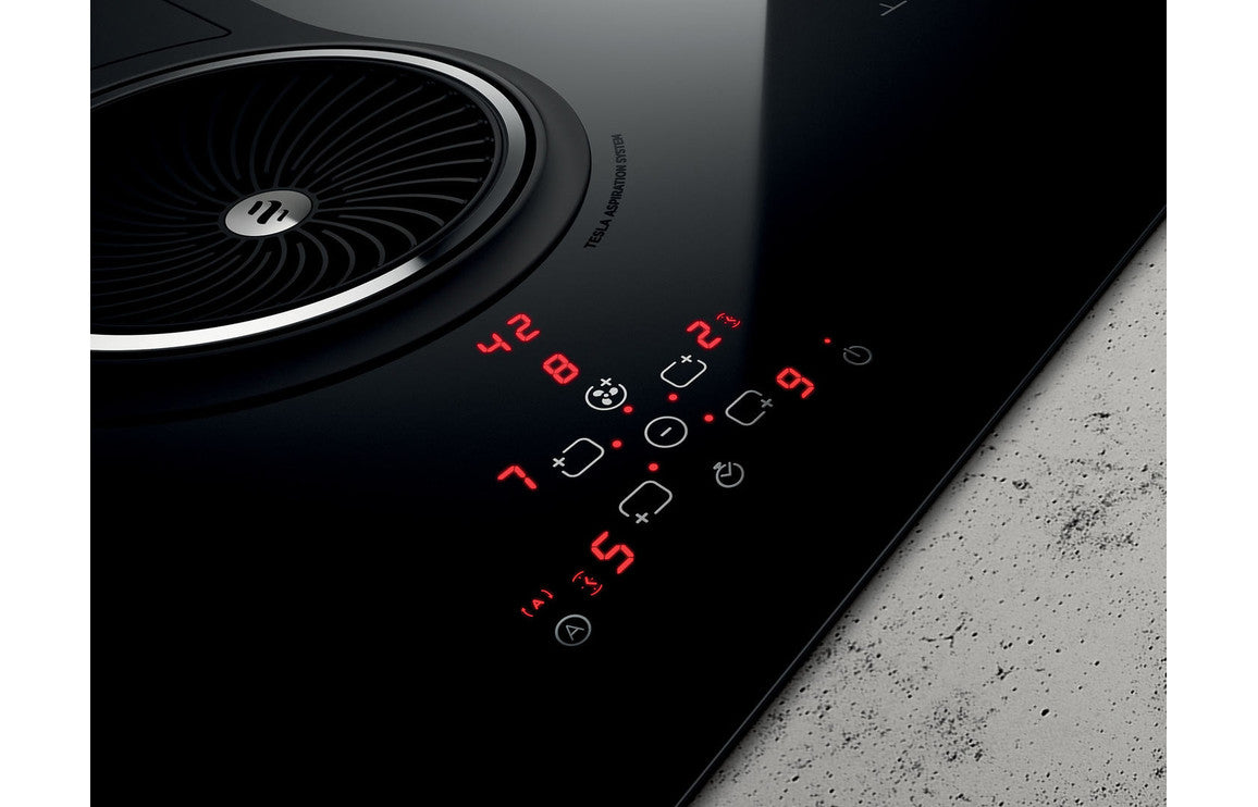 Shop Now Elica NikolaTesla One 85cm Induction Hob (Recirculating) - Black In UK Elica NikolaTesla One 85cm Induction Hob (Recirculating) - Black UK