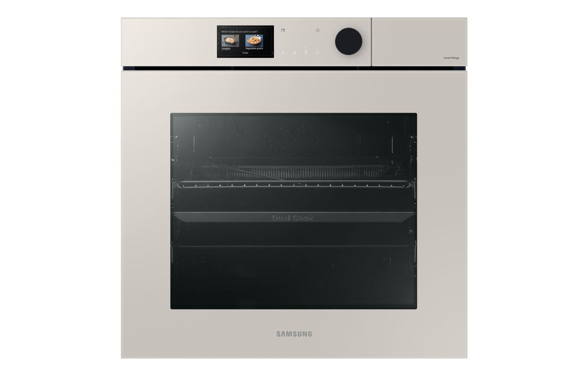 Samsung Bespoke Series 7 NV7B7997AAA/U4 Oven with Dual Cook - Satin Beige Samsung Bespoke Series 7 NV7B7997AAA/U4 Oven with Dual Cook - Satin Beige