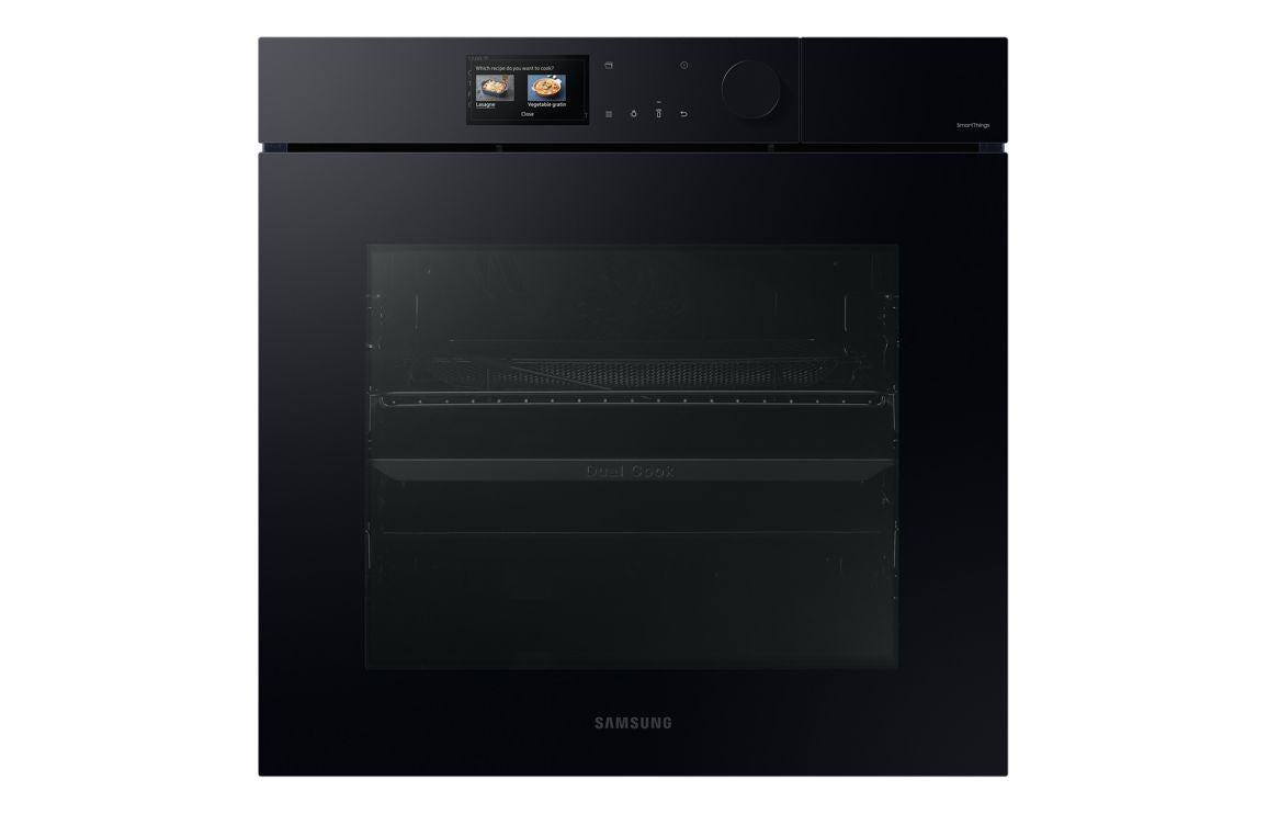 Samsung Bespoke Series 7 NV7B7997AAK/U4 Oven with Dual Cook - Black Glass Samsung Bespoke Series 7 NV7B7997AAK/U4 Oven with Dual Cook - Black Glass