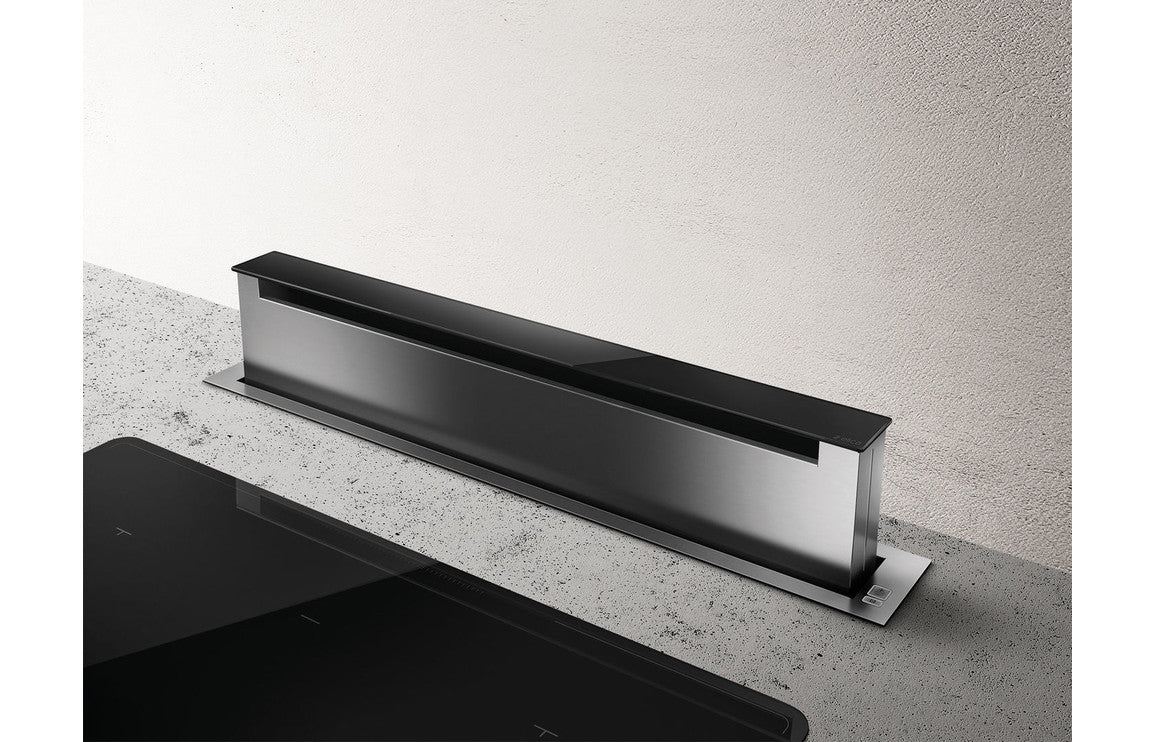 Shop Now Elica Pandora 90cm Downdraft Extractor - Stainless Steel In UK Elica Pandora 90cm Downdraft Extractor - Stainless Steel UK