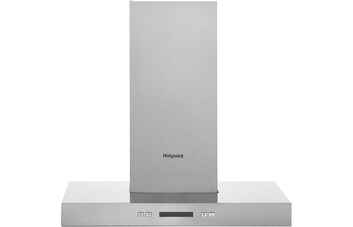 Shop Now Hotpoint PHBS6.7FLLIX 60cm Flat Chimney Hood - Stainless Steel In UK Hotpoint PHBS6.7FLLIX 60cm Flat Chimney Hood - Stainless Steel UK