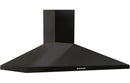 Prima Oven Ceramic Hob & Chimney Hood Pack - Black