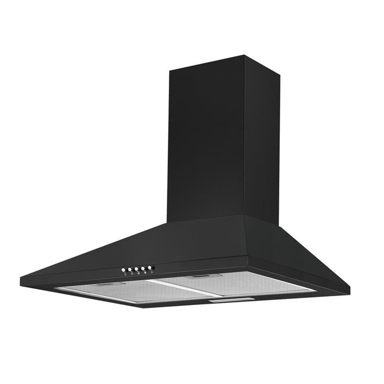 Prima PRCH033 60cm Chimney Hood - Black Prima PRCH033 60cm Chimney Hood - Black