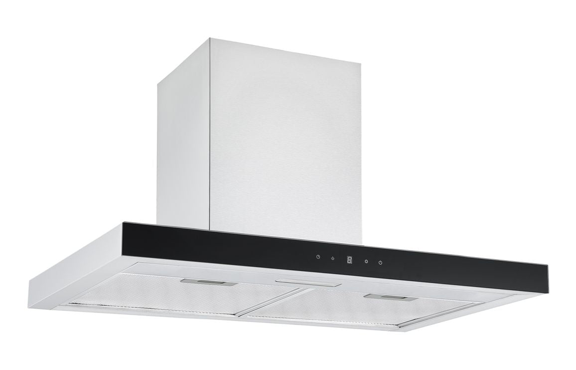 Prima PRCH034 70cm Box Chimney Hood - Black & Stainless Steel Prima PRCH034 70cm Box Chimney Hood - Black & Stainless Steel
