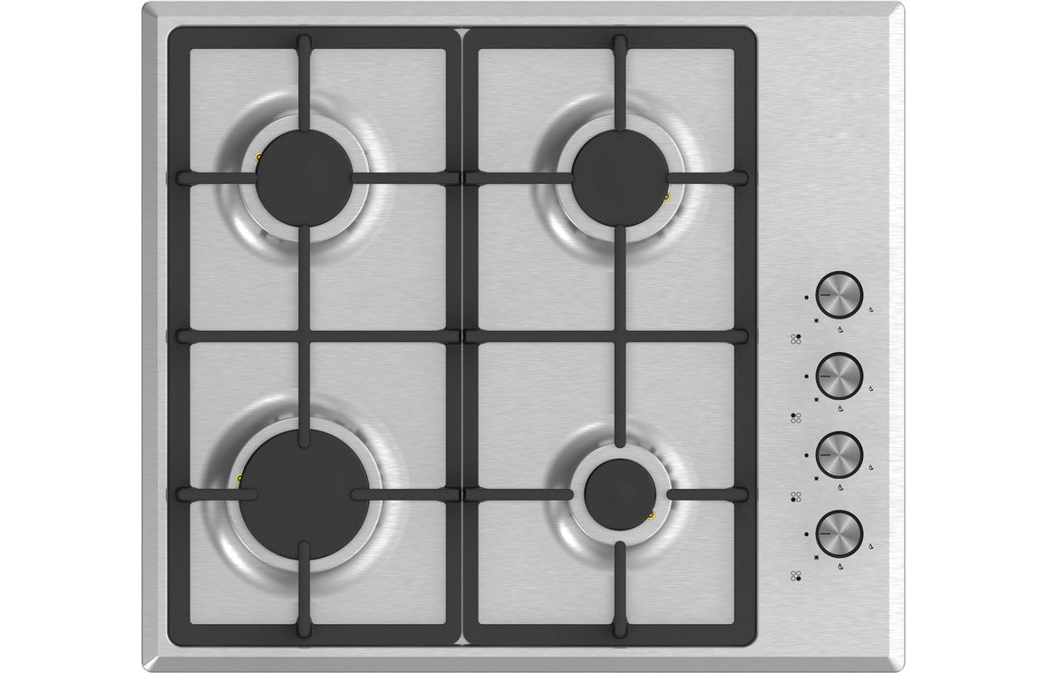 Shop Now Prima PRGH108 60cm Gas Hob (Cast Iron) - Stainless Steel In UK Prima PRGH108 60cm Gas Hob (Cast Iron) - Stainless Steel UK
