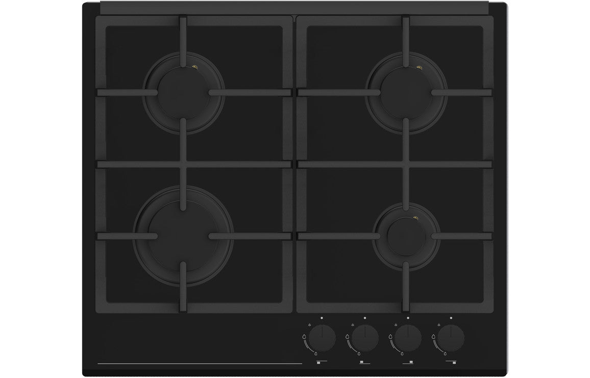 Shop Now Prima+ PRGH218 60cm Gas on Glass Hob - Black In UK Prima+ PRGH218 60cm Gas on Glass Hob - Black UK
