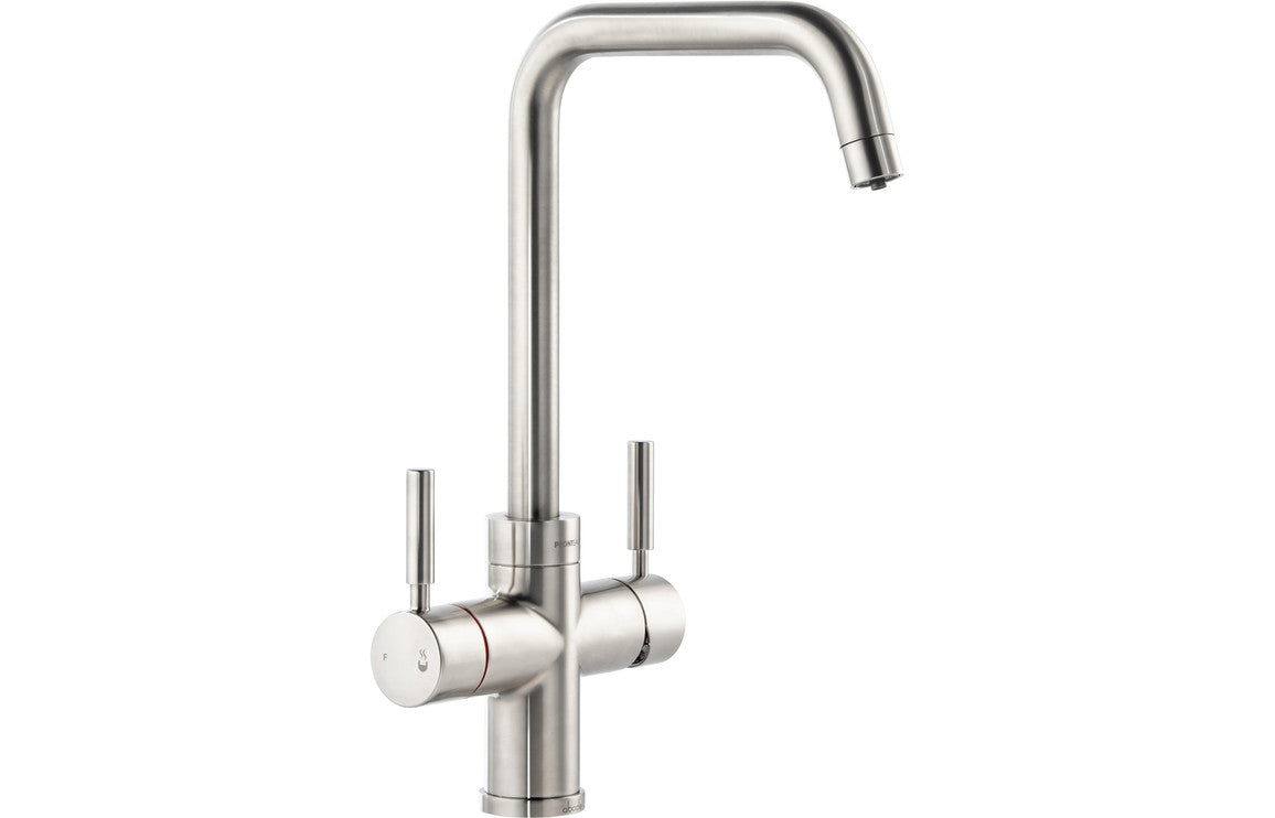 Abode Propure 4 IN 1 Quad Spout Monobloc Tap - Brushed Nickel Abode Propure 4 IN 1 Quad Spout Monobloc Tap - Brushed Nickel