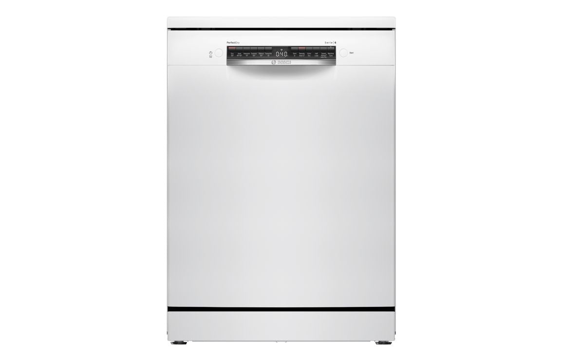 Bosch Series 6 SMS6ZCW10G F/S 14 Place Dishwasher - White Bosch Series 6 SMS6ZCW10G F/S 14 Place Dishwasher - White