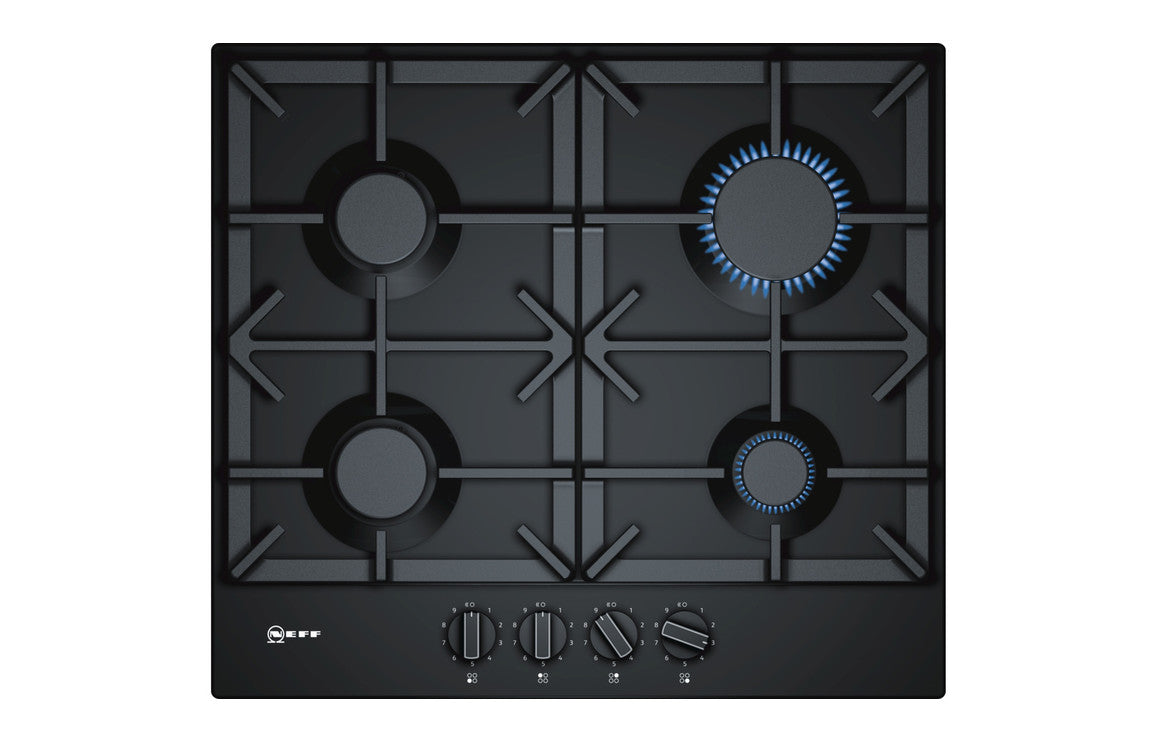 Neff N70 T26DS49S0 60cm Gas Hob Black