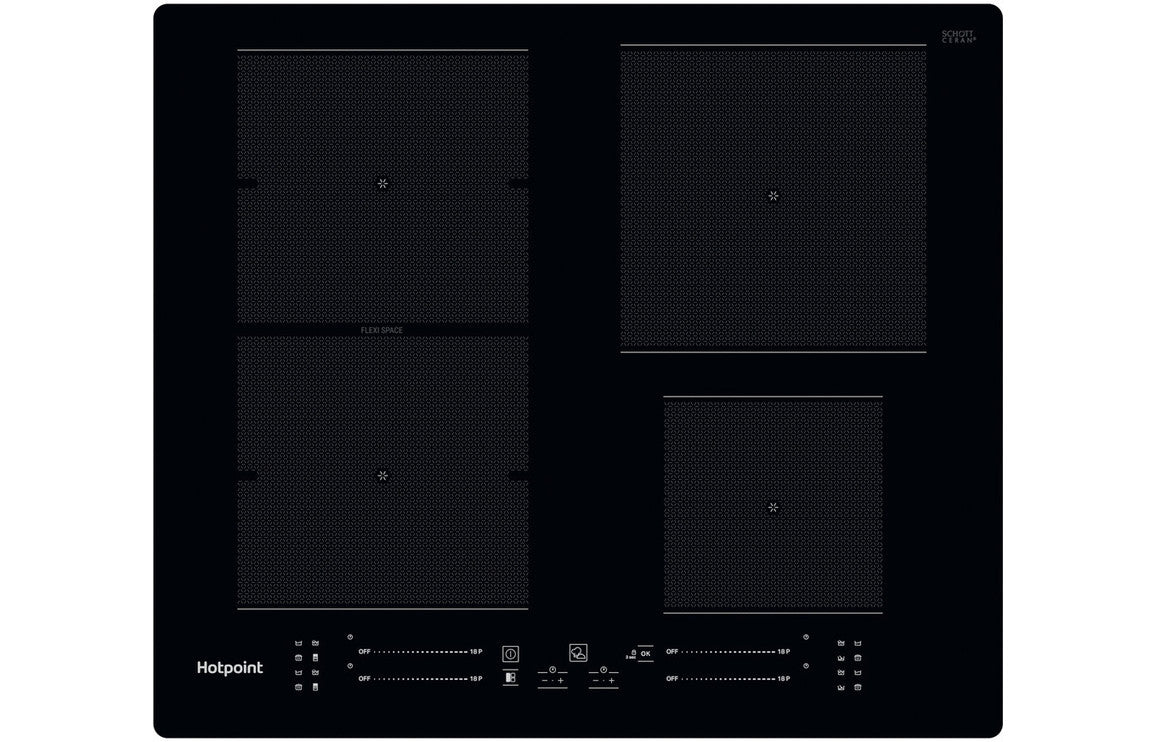 Shop Now Hotpoint TS 5760F NE 60cm Induction Hob - Black In UK Hotpoint TS 5760F NE 60cm Induction Hob - Black UK