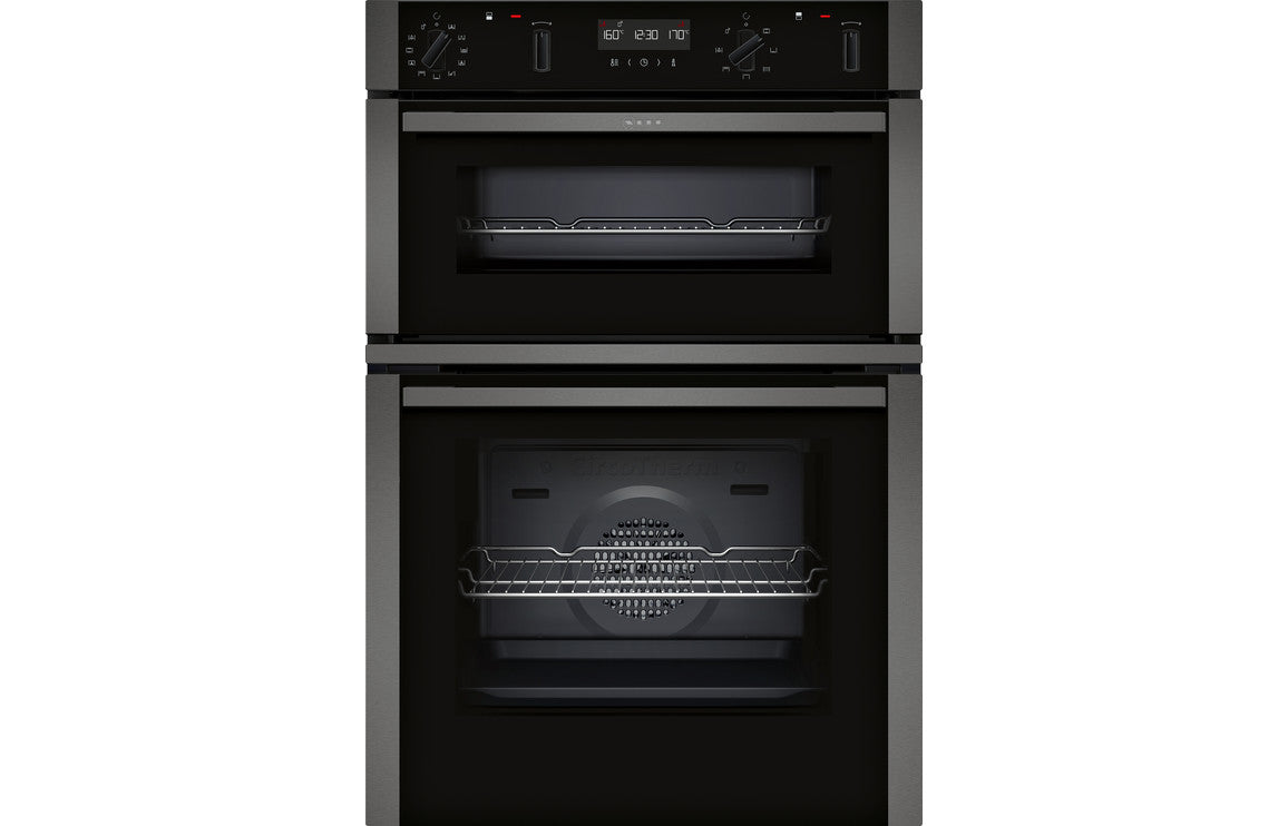 Neff N50 U2ACM7HG0B Double Pyrolytic Oven - Graphite Grey Neff N50 U2ACM7HG0B Double Pyrolytic Oven - Graphite Grey