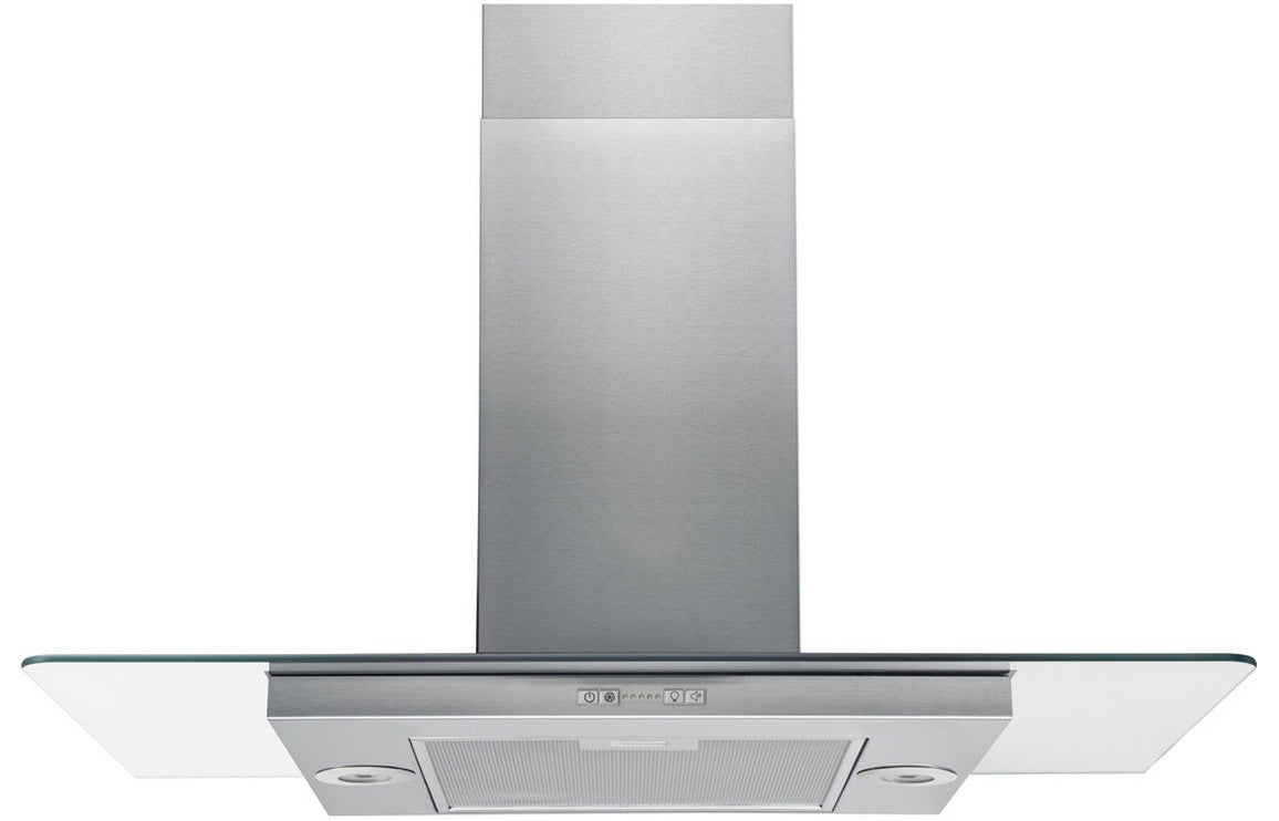 Shop Now Hotpoint UIF 9.3F LB X 90cm Flat Glass Island Hood - Glass & Stainless Steel In UK Hotpoint UIF 9.3F LB X 90cm Flat Glass Island Hood - Glass & Stainless Steel UK