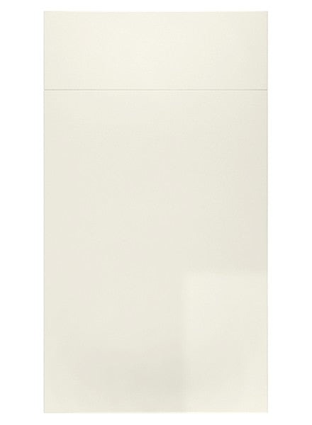 Vogue Lacquered Gloss Alabaster Door Vogue - Oven Filler 110 x 597mm