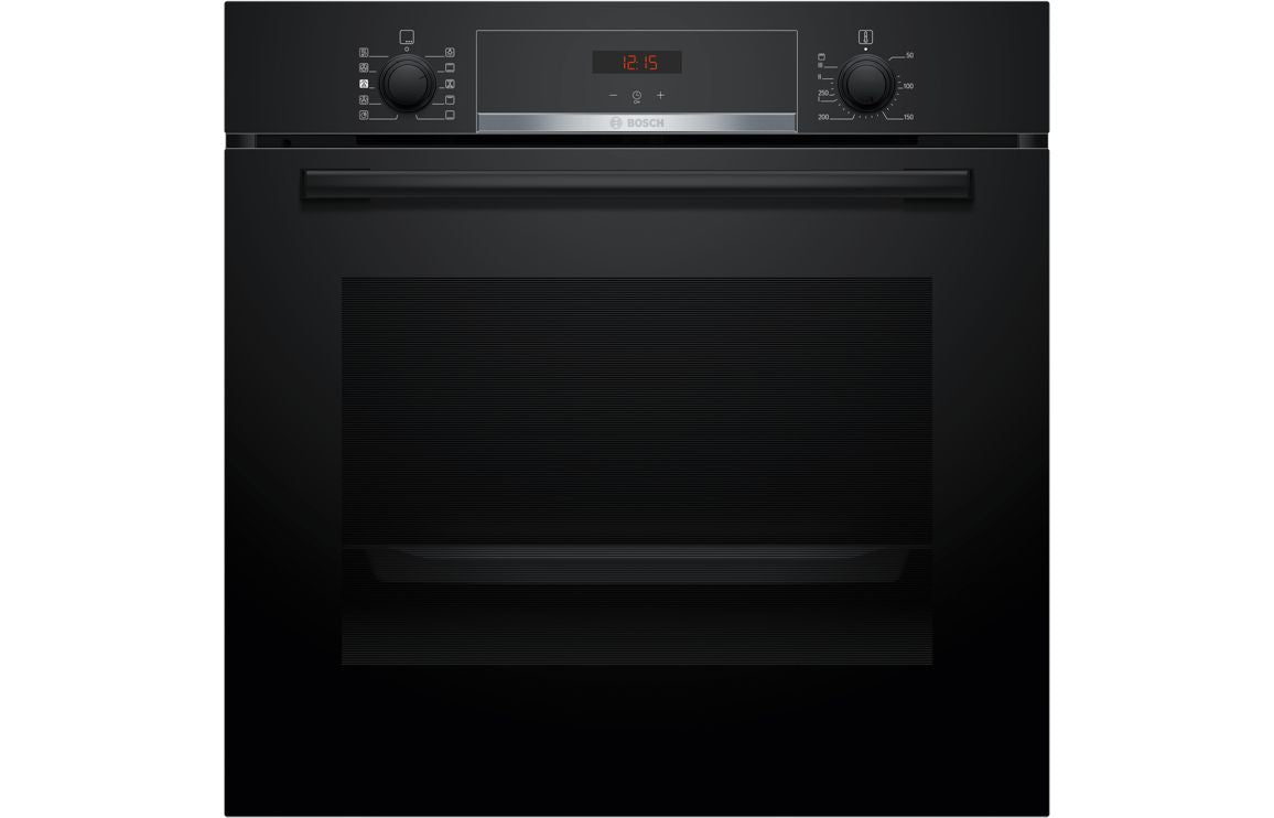Bosch Series 4 HQA534BB3B Single Electric Oven with Added Steam - Black Bosch Series 4 HQA534BB3B Single Electric Oven with Added Steam - Black