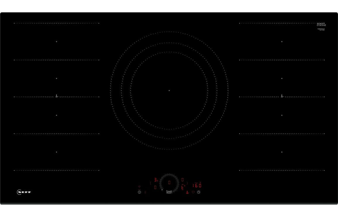 Neff N70 T69FHV4L0 90cm Flex Induction Hob - Black Glass Neff N70 T69FHV4L0 90cm Flex Induction Hob - Black Glass