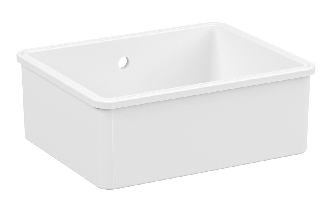 Prima 1B Undermount Ceramic Sink (Inc. Waste) - White Prima 1B Undermount Ceramic Sink (Inc. Waste) - White