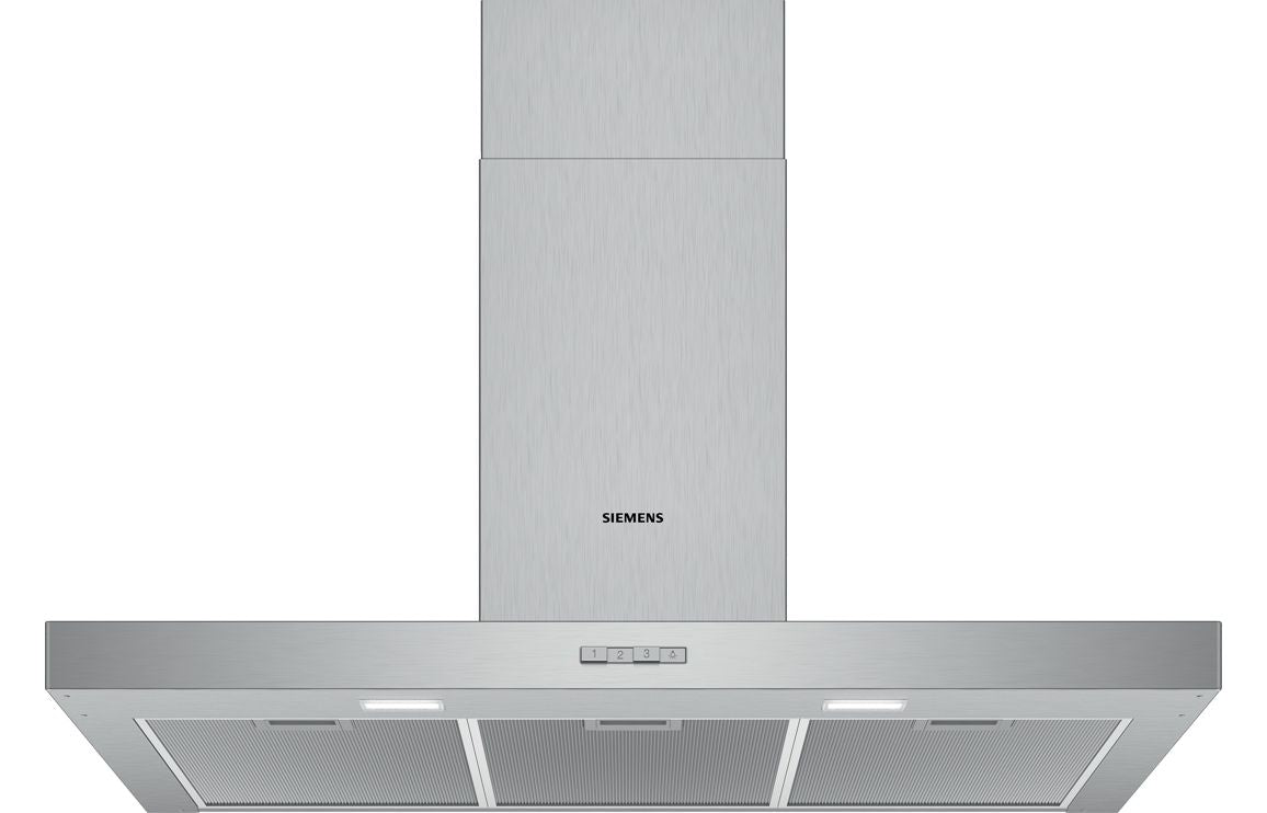 Siemens iQ100 LC94BBC50B 90cm Box Chimney Hood - Stainless Steel Siemens iQ100 LC94BBC50B 90cm Box Chimney Hood - Stainless Steel