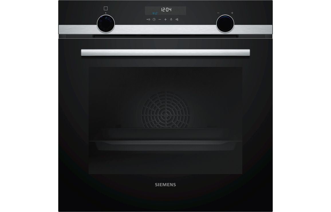 Siemens iQ500 HB578A0S6B Single Pyrolytic Oven - Black & Stainless Steel Siemens iQ500 HB578A0S6B Single Pyrolytic Oven - Black & Stainless Steel