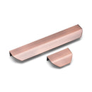 Crofton Rear Fixed Base Handle Antique Copper