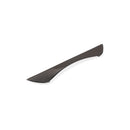 Scoop Pull Handle Black Chrome