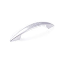 Dimple Tapered Bow Handle Satin Chrome