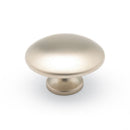 Mushroom Round Knob 31mm Diameter Satin Nickel