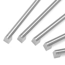 Angled Boss Bar Handle Brushed Nickel