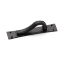 Titan Latch Handle & Back Plate Black