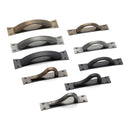 Titan Latch Handle & Back Plate Pewter