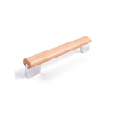 Wooden Bar Handle Maple/Chrome