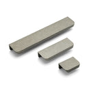 Kensington Rear Fixed Base Handle Pewter